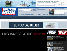 Tablet Screenshot of moteurboat.com